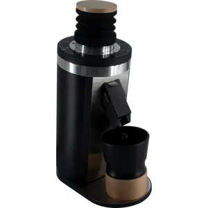Profesyonel taşlama diski kahve değirmeni Espresso fasulye makinesi ile satılık 600rpm-1400rpm hız ayarlanabilir elektrikli alüminyum