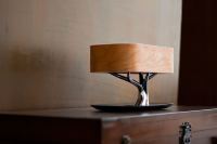Lampes de table de nuit intelligentes pour la maison Lampe de bureau avec haut-parleur et chargeur sans fil pour téléphone Lampes de table avec haut-parleur Décoration intérieure
