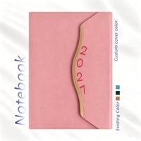 Carnet de notes personnalisé en cuir cousu, couverture rigide A5, cadeau promotionnel pour le bureau