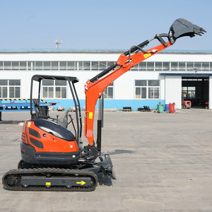 משלוח חינם מנועי דיזל מיני מחפרים 2.5 טון ציוד עבודות עפר מחפר קטן גינון מסילות גומי מיני מחפר - Product Image 5