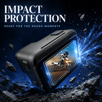 Protection d'objectif en verre 0,33 mm 2.5D pour Insta360 Ace Pro 3, dureté 9H, anti-rayures, anti-statique, couverture intégrale