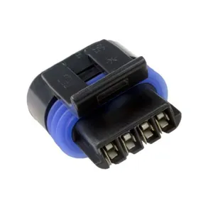 4 pin way Delphi Female Car Intake Pressure Sensor Connector Plug 1.2L D4F Auto Oxygen Sensor O2 Connectors 12162190