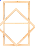 Offre Spéciale : Kit de Cadres à Châssis en Bois Massif Personnalisables pour Affiches et Toiles – Fournitures pour Présentation d'Œuvres d'Art