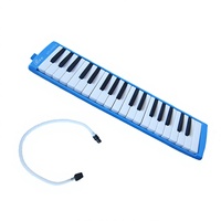 Hot Sale 37-Keys Plastic Melodica Fashion Import Musical Instruments with Plastic Case Accessory
