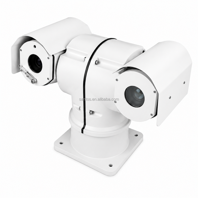 640x512 EO/IR Thermal PTZ Camera 12um 10km AI Detection IP67 360 Pan Tilt Farm Monitoring System