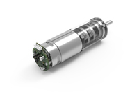 Motor DC Brushless 38mm 12v 24v Kecepatan Rendah dengan Gear Planetary, Gearbox Planetary, Motor BLDC untuk Lengan Robot