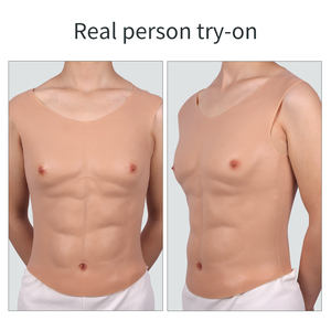 Muscles Réels pour Hommes et Femmes pour les Soirées, Combinaison Musculaire en Silicone, Faux Muscles Abdominaux, Musculation, Cosplay, Bon Marché, Belle Qualité - Product Image 5