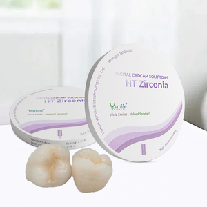 Vsmile 98mm HT blocco <span class=keywords><strong>Zirconia</strong></span> bianco 1350 Mpa per laboratorio dentale macchina fresatrice Cadcam - Product Image 5