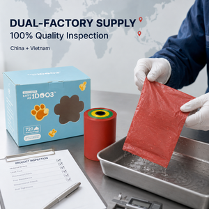 Customizable <b>Compostable</b> Waterproof Leak-Proof Biodegradable PLA Biobased Luxury Simple Dog Poop <b>Bag</b> - Product Image 1