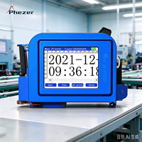 Imprimante à jet d'encre portable PHEZER, mini-machine de codage intelligente pour la date de production
