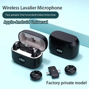 Microphone sans fil professionnel double K31 2-en-1 Plug-and-Play avec réduction de bruit pour TikTok, podcasting portable et studio musical - Product Image 2