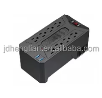Régulateur de tension automatique (AVR) avec protection contre les surtensions 1000VA 2000VA et port USB, conforme aux normes argentinies