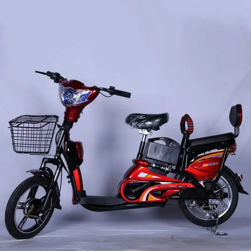 500W 2 Wiel Elektrische Fiets Scooter/Elektrische Bromfiets Met Pedalen Motorfiets Elektrische Fiets E Bikes Voor Volwassenen Elektrische Fiets