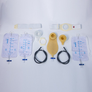 Day and night urostomy bag system with latex buckle type and hook type for bladder and lumbar side use including urine collect - Product Image 2