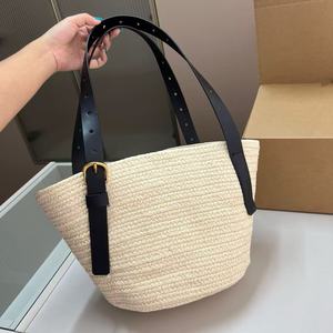 Bolso de Playa de Gran Capacidad al por Mayor de Fábrica, Bolso Tejido de Viaje para Mujer, Bolso de Mano Ligero, Moderno y Popular para el Verano - Product Image 2