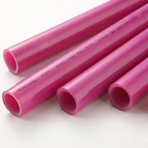 Buona resistenza allo scorrimento colore rosa e personalizzato PE-RT tubo 25*2.5mm lunga durata