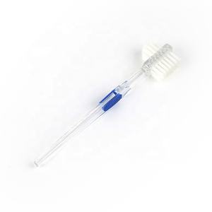 แปรงสีฟันฟันปลอมสำหรับทำความสะอาด,แปรงสีฟันฟันปลอมพร้อมโลโก้ส่วนตัวใบรับรอง CE - Product Image 6