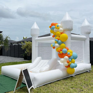 <span class=keywords><strong>Castillo</strong></span> Inflable <span class=keywords><strong>de</strong></span> Lujo Personalizado para Bodas, Material <span class=keywords><strong>de</strong></span> PVC Comercial, Casa Combinada con Tobogán para Jardín, Fiesta en la <span class=keywords><strong>Playa</strong></span> - Product Image 5