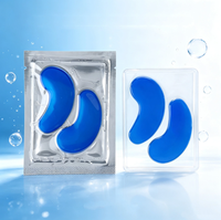 Patchs Hydrogel GHK-Cu au Peptide de Cuivre Bleu pour les Yeux – Masque Hydratant et Raffermissant Contre les Cernes, les Poches et les Rides