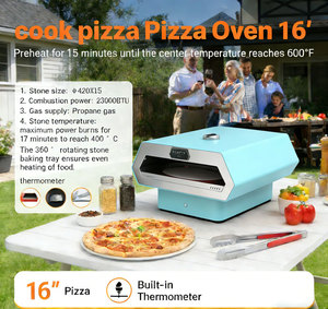 Horno de <span class=keywords><strong>Pizza</strong></span> para Exteriores, Cocina Pizzas de 16 Pulgadas, Máxima Potencia, Tiempo de Cocción de 17 Minutos para Alcanzar 400 Grados °   Gas Propano C - Product Image 5