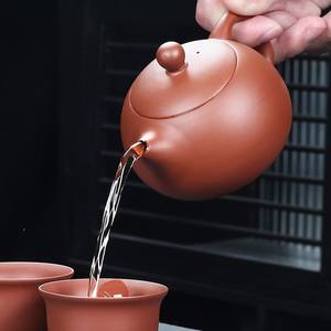 Auténtica Tetera Xishi de Cerámica Zhuni Púrpura Hecha a Mano, Tetera Kung Fu con Sonido de Fénix Cantando, Tetera Individual de Lujo Estilo Chino - Product Image 3