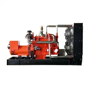 Natural Gas Operated Electric Generator With 6BT5.9-T Engine 50Kw Natural Gas Generator Bio Gas Generator