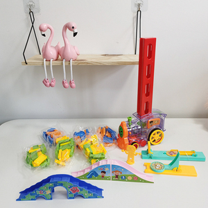 Train <span class=keywords><strong>électrique</strong></span> <span class=keywords><strong>mini</strong></span> <span class=keywords><strong>domino</strong></span> transfrontalier le plus vendu, placement automatique de puzzles pour enfants, train jouet sous licence en gros - Product Image 5