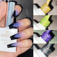 Vernis à ongles semi-permanent UV Super Laser Réfléchissant Scintillant Effet Émail – Bouteille DIY Designer Français Brillante