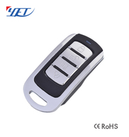 Télécommande de porte de garage YET074 433Mhz à code tournant, étanche avec trou de brûlure, 4 boutons pour porte automatique