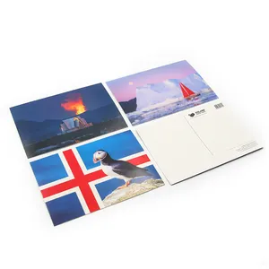 Personalizado impresso papel reciclado cartão postal e Business Personnaliser Impressão Carte Postale