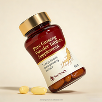 Complément Alimentaire en Comprimés de Ginseng Herbal pour Adultes : Soin Quotidien de la Santé, Soutien du Système Immunitaire et Avantages Antioxydants