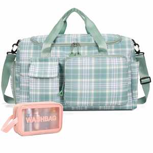 Bolsa de Viaje Deportiva, Bolsa de Baile, Regalos para Niñas, Bolsa de Gimnasio con Compartimento para Zapatos para Mujer, Bolsas de Fin de Semana Ligeras - Product Image 1