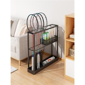 Support de rangement pour raquettes de badminton JZJFJ, grande capacité, design minimaliste, organisateur multifonctionnel d'équipements sportifs pour usage domestique - Product Image 4