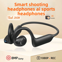 Casque intelligent BT à caméra, interprétation simultanée, anti-tremblement, appel photo, réduction du bruit, modèle E12, best-seller à l'étranger