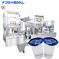Volautomatische machine voor het afsluiten van bekerdozen voor 5-1000 ml puur water, sap, melk, hoge efficiëntie, hoge nauwkeurigheid, hoge veiligheid