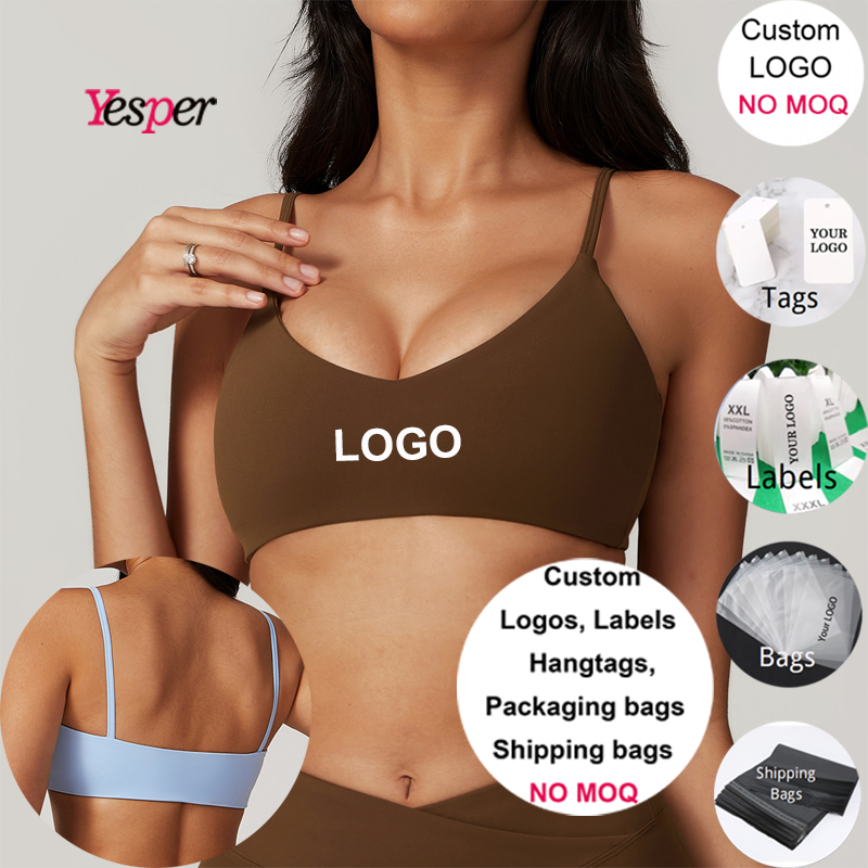 Best-Selling Custom Yoga Bra Tight Fitting Quick-Drying Beautiful Back for Running Sports Crop Top Fitness Custom Sports Bra