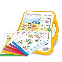 Juguetes para la Primera Infancia, Tableta Educativa, Juegos de Aprendizaje, Tablero de Pensamiento Lógico, Batería, Plástico ABS