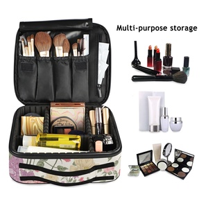 Hawaiian Bags Hot Custom Print Portable <b>Makeup</b> Bag Travel Cosmetic Bags Multi-functional Cosmetic <b>Case</b> - Product Image 3