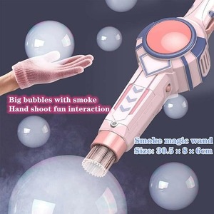 Machine à <span class=keywords><strong>bulles</strong></span> LED pour enfants, jouet d'été électrique USB avec musique, <span class=keywords><strong>bulles</strong></span> magiques élastiques en plastique durable - Product Image 4