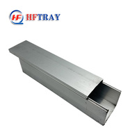 Canaux de câblage en aluminium massif HFTRAY, hauteur 100 mm, pré-galvanisés pour la pose de câbles