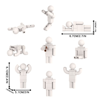 MOC1820 Meccha Chameleon 175 pièces, série de jeux de briques, modèle créatif à assembler, blocs de construction en plastique éducatifs, jouets cadeaux pour enfants