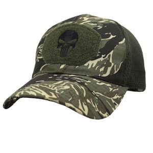 Gorra de béisbol de camuflaje de algodón ajustable para exteriores, estilo gorro de jungla, al por mayor de fábrica en stock a granel - Product Image 4