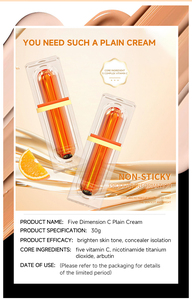 Crema Aclarante y Tonificante con <span class=keywords><strong>Cinco</strong></span> Vitaminas C, Maquillaje Aislante <span class=keywords><strong>de</strong></span> Grado OEM, Iluminadora y Nutritiva - Product Image 3