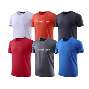 เสื้อยืดพิมพ์หน้าจอแบบกําหนดเองเสื้อยืด Chinlon น้ําหนักหนักแบบกําหนดเองเสื้อยืดกีฬาแห้งเร็ว Unisex เสื้อยืดเย็บปักถักร้อยแบบกําหนดเอง - Product Image 1