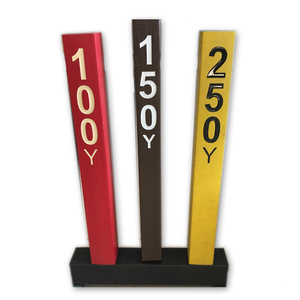 Venta al por mayor HDPE Golf Range Distancia Estaca Campo <span class=keywords><strong>de</strong></span> golf Equipo <span class=keywords><strong>de</strong></span> conducción Yardage Marker Golf Distance Marker - Product Image 6