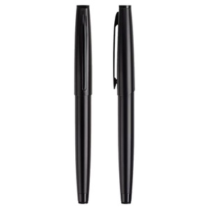 Instrumento de Escritura de Lujo para Hotel, Bolígrafo de Gel Láser de Metal Negro Mate de Alta Calidad, Escritura Fluida, Logotipo Personalizado, 0.5 mm, Promocional - Product Image 1