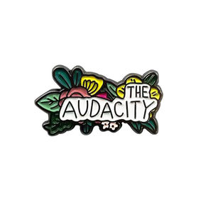 Music The Audacity Souvenir Broche en métal Personnalisé Fashion Flower Decoration Enamel Lapel Pin - Product Image 1