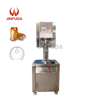 Machine à sceller automatique pour bouteilles de boissons en plastique PET Pop Soda boîtes de conserve scellant avec tasse pour mise en conserve d'aliments