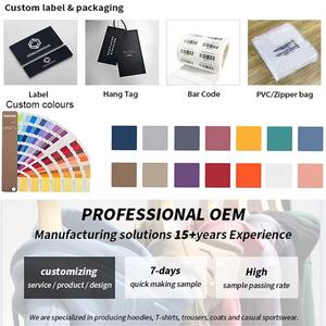 Conjunto Deportivo Personalizado con Lavado Ácido, Traje de Algodón para Correr, Sudadera Bordada, Pantalones Deportivos Acampanados y Sudadera con Capucha, Conjunto Deportivo Desgastado para Hombre - Product Image 5