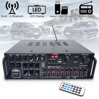 AV-MP326BT Haute puissance 300W*2 110V 220V 12V 2.0 Bleu. Amplificateur de son pour voiture, karaoké, égaliseur équilibré, amplificateur de voiture
